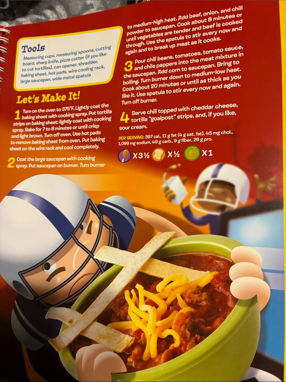 #749| 🏟️Better Homes & Gardens Junior Cook Book - Red, Yellow, Blue - Picture 5 of 12